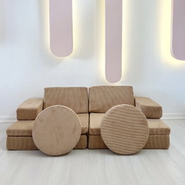 Atelier Del Sofa Puzzle - Camel Sofá cama de 2 plazas